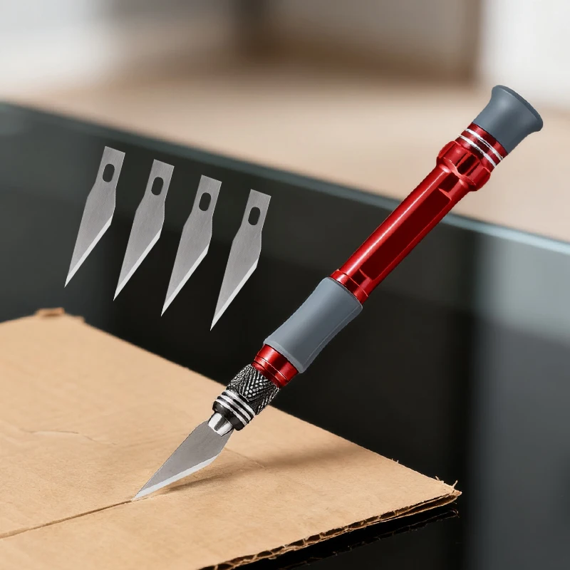 Soft-Grip Hobby Knife + 5 Blades - Image 2