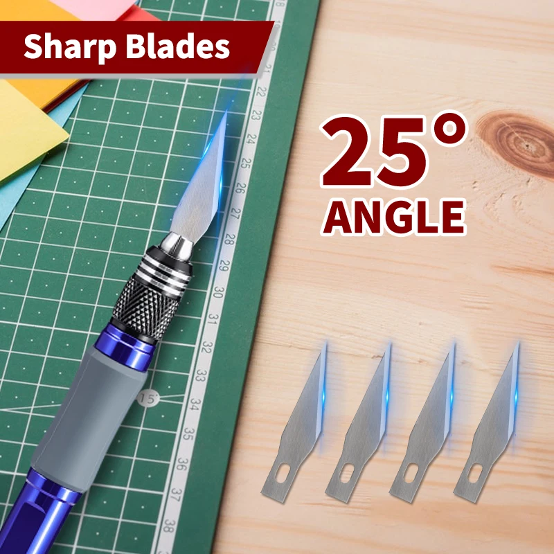 Soft-Grip Hobby Knife + 5 Blades - Image 4