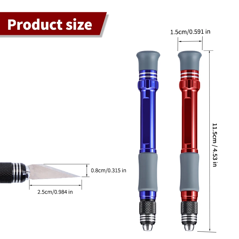 Soft-Grip Hobby Knife + 5 Blades - Image 3